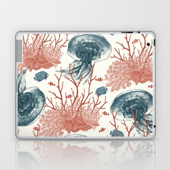 Aquatic Pattern Laptop & iPad Skin