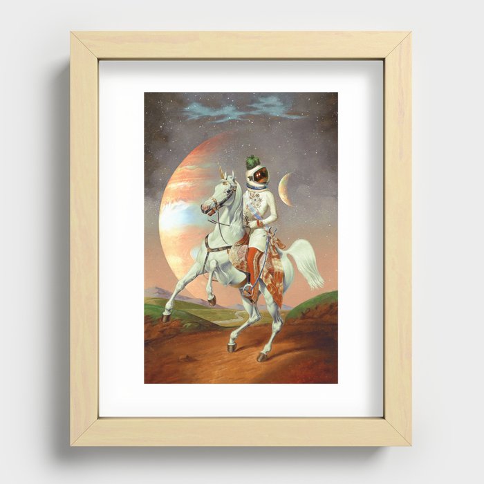 King Of The Galaxy Recessed Framed Print