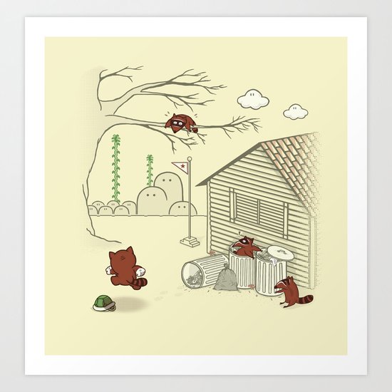 Unexpected Guest Art Print