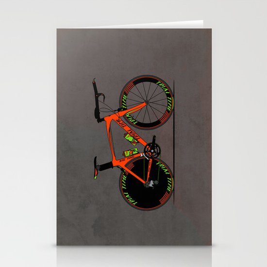 Time Trial Bike Stationery Cards