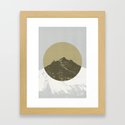 Lost Mountain Framed Art Print