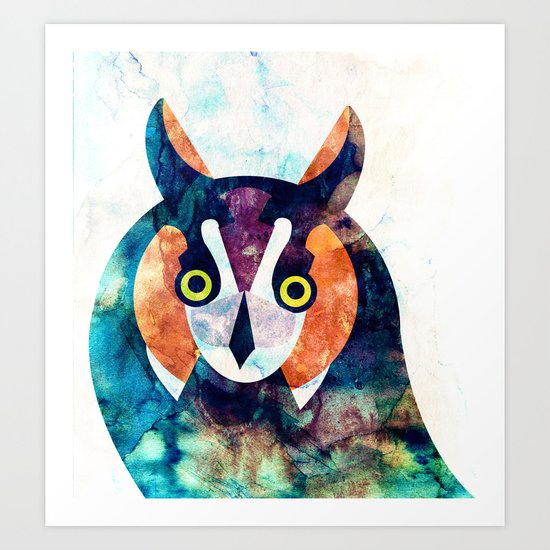 Owl Art Print