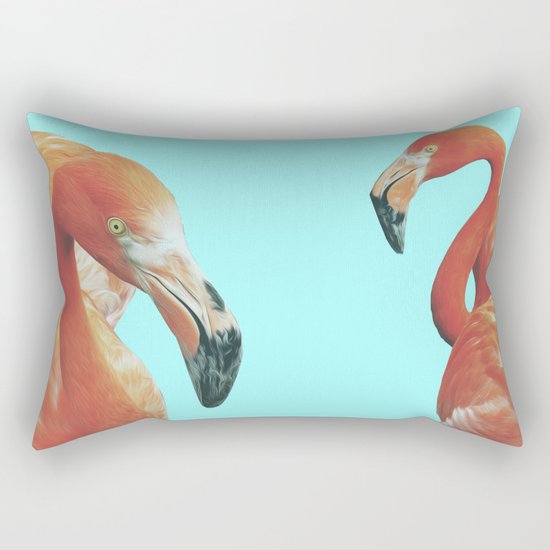DOUBLE FLAM Rectangular Pillow