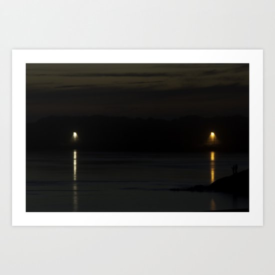 the couple Art Print