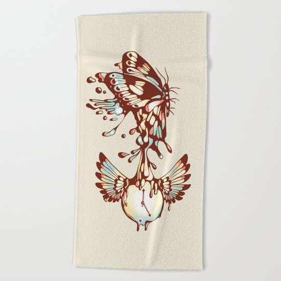 Morphed Reality Beach Towel