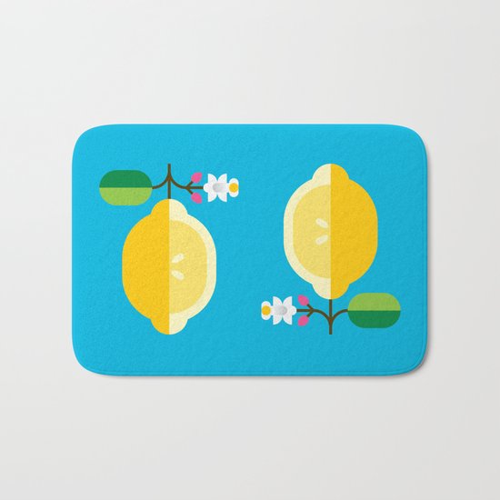 Fruit: Lemon Bath Mat