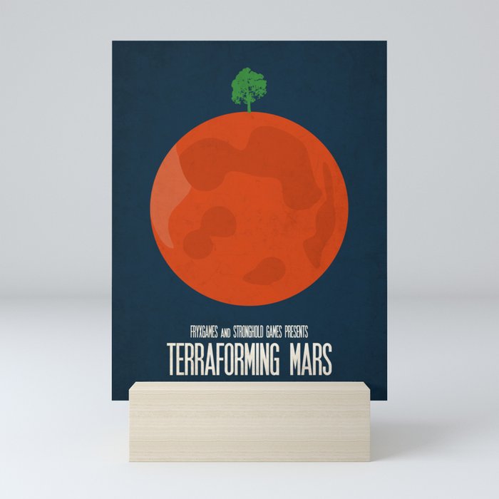 Terraforming Mars - Minimalist Board Games 02 Mini Art Print