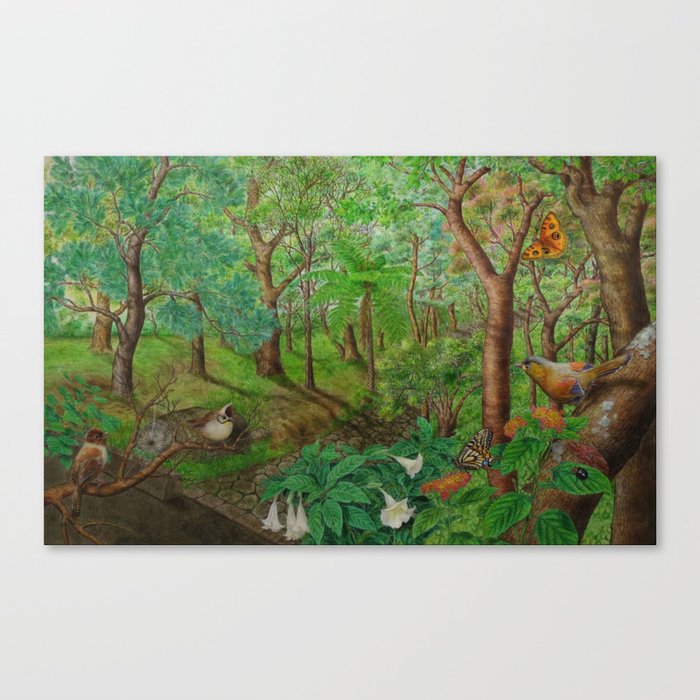 Beautiful forest Canvas Print