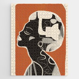 Abstract Female Portrait 05 Jigsaw Puzzle