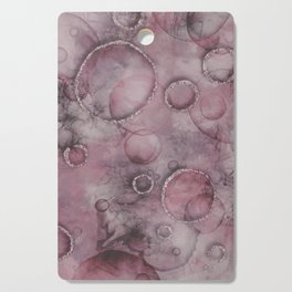 Elegant Glamour Alcohol Ink Marbled Painting Blush Pink Cutting Board