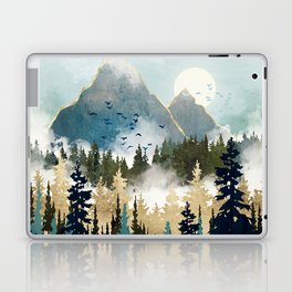 Misty Pines Laptop Skin
