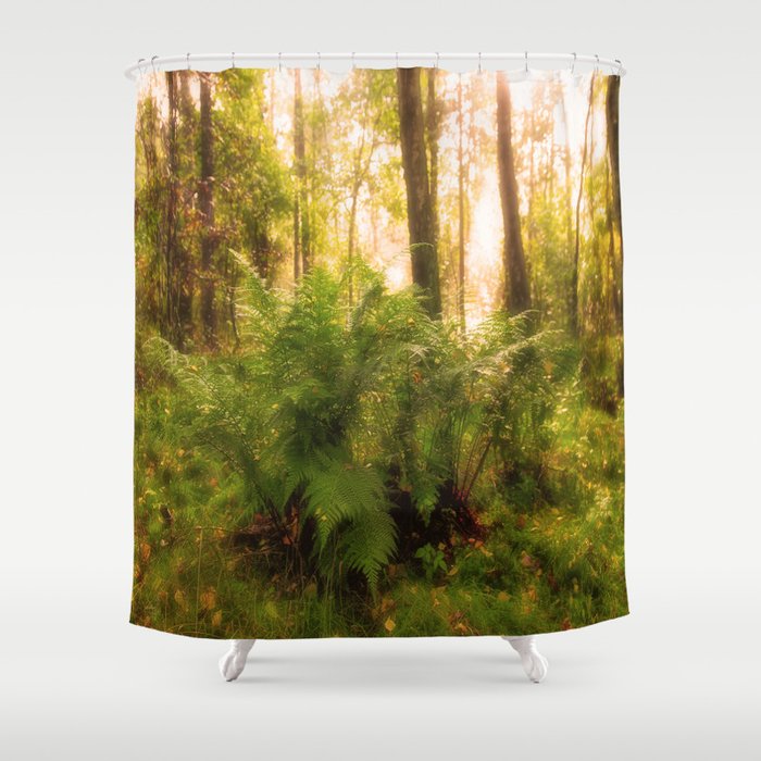 Large Fern In Mystical Forest Shower Curtain By Tanjariedel Society6