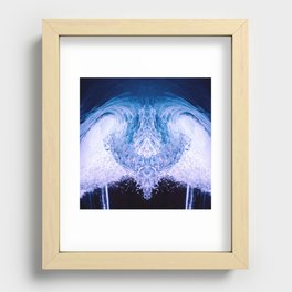 flips and drops Recessed Framed Print