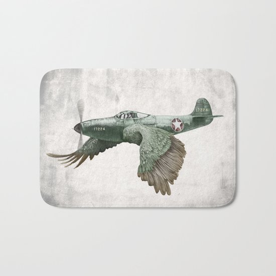 In which it's a bird. It's a plane. (Now in technicolour) Bath Mat