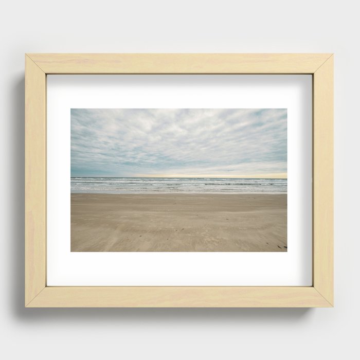 Fall On Mustang Island Recessed Framed Print