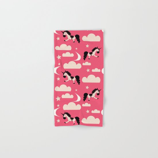 Unicorn pink Hand & Bath Towel
