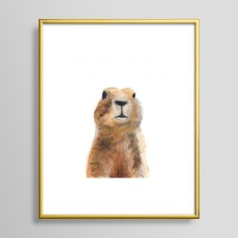 Prairie Dog Framed Art Print