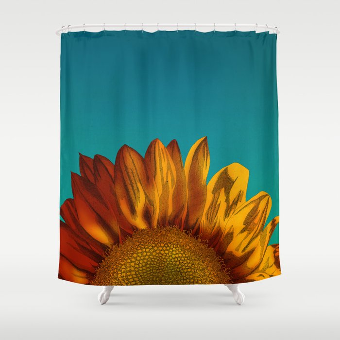 A Sunflower Shower Curtain by megstuff | Society6