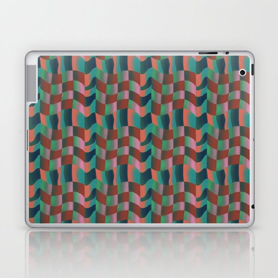 wiggly squares Laptop & iPad Skin