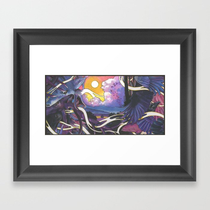 The Raven Cycle Framed Art Print
