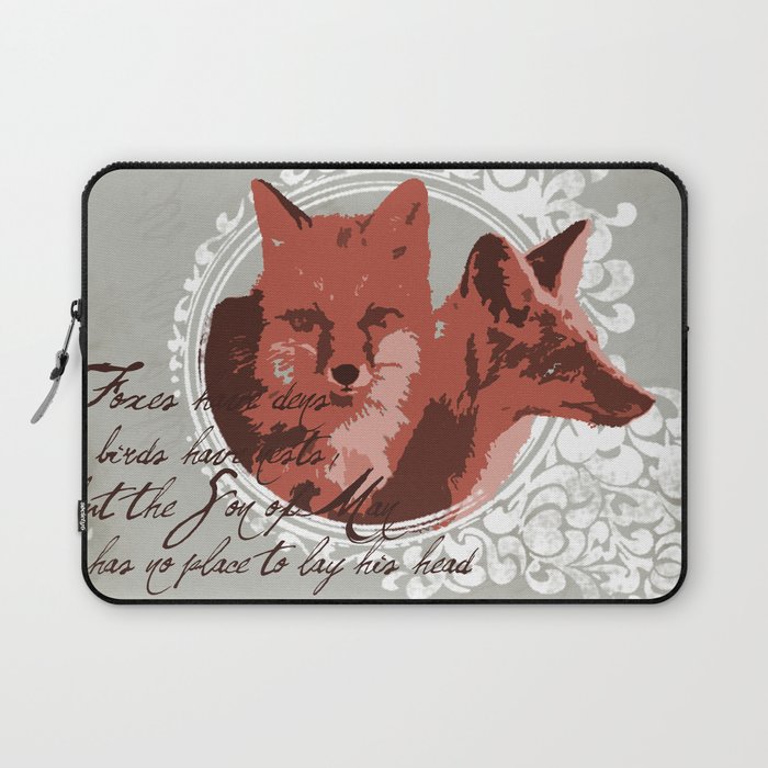 Foxes Have Dens Laptop Sleeve