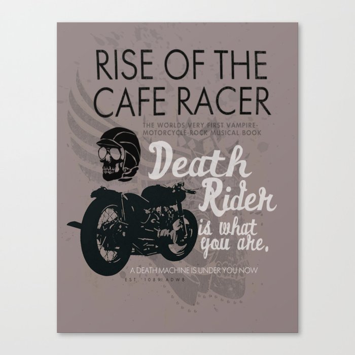 Rise of the Cafe Racer Canvas Print