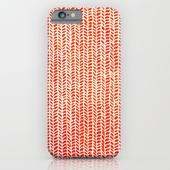 Stockinette Orange iPhone & iPod Case