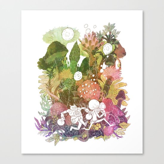 The Time Jerks Canvas Print