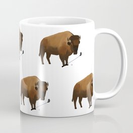 Bison Golf Coffee Mug