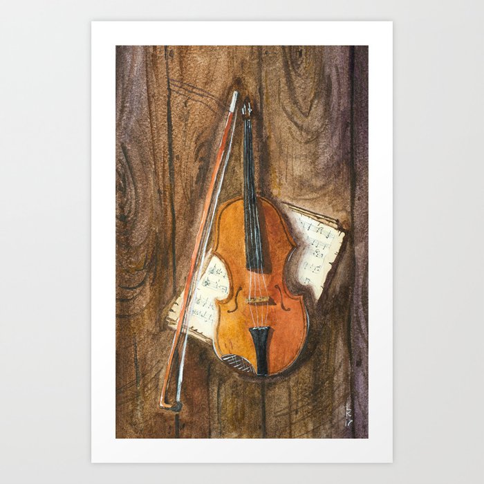 The Violin Art Print