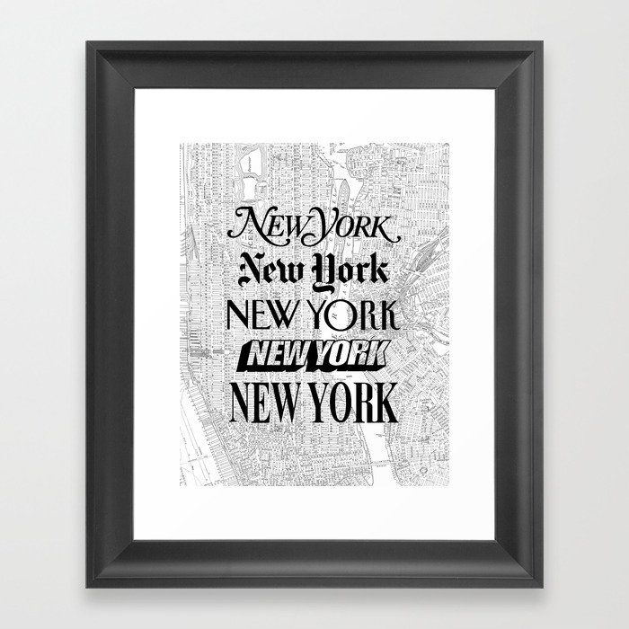 New York City Black And White New York Poster I Love Heart Nyc