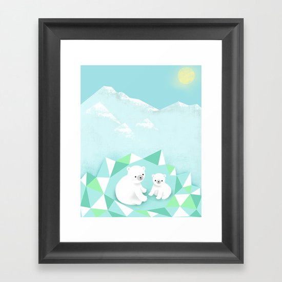 Arctic Den Framed Art Print