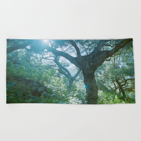 lever spread Beach Towel
