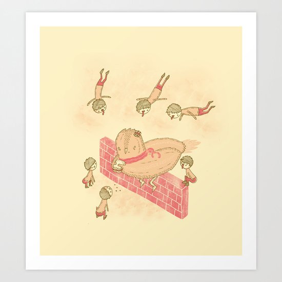 Bird food Art Print