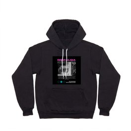 Diagnosed with Nostalgia Cool Black Streetwear Design Hoody