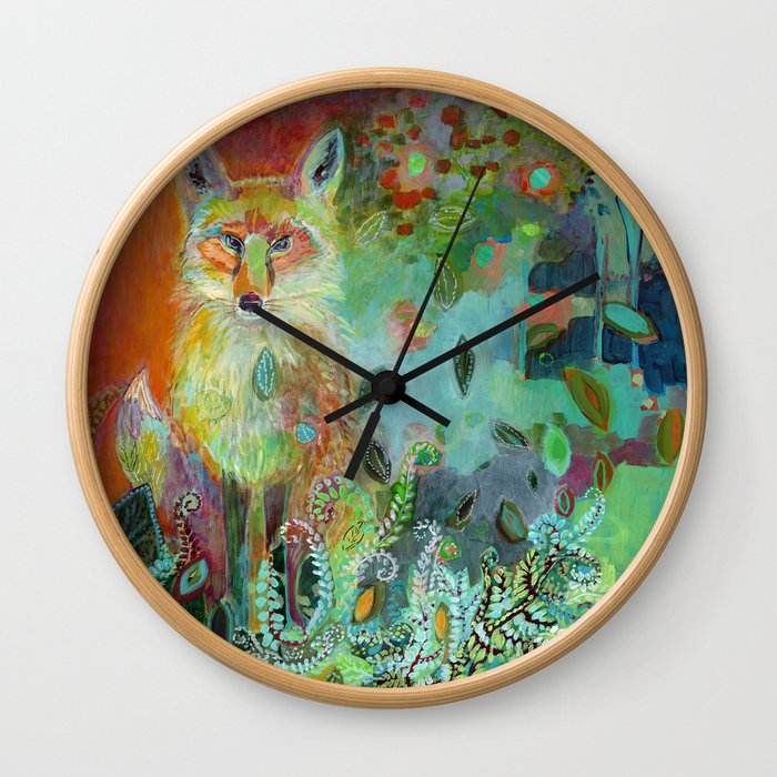 i am the forest path Wall Clock