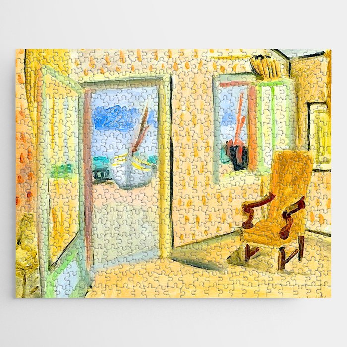 Henri Matisse Open Door at Etretat Jigsaw Puzzle by Jon Baran Society6