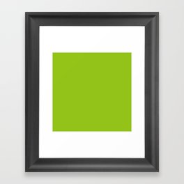 Dark Lemon Lime Framed Art Print