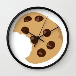 Yummy Chocolate Chip Cookie Wall Clock
