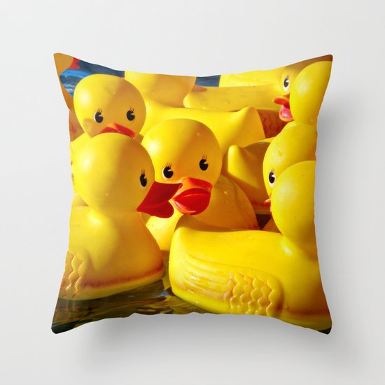 When they toss the ring, duck! Throw Pillow