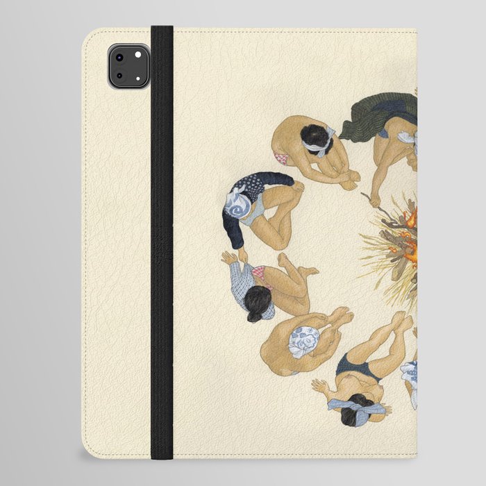 Finding Warmth Together iPad Folio Case