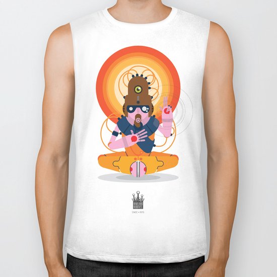 The inscrutable Lord ov Data Biker Tank