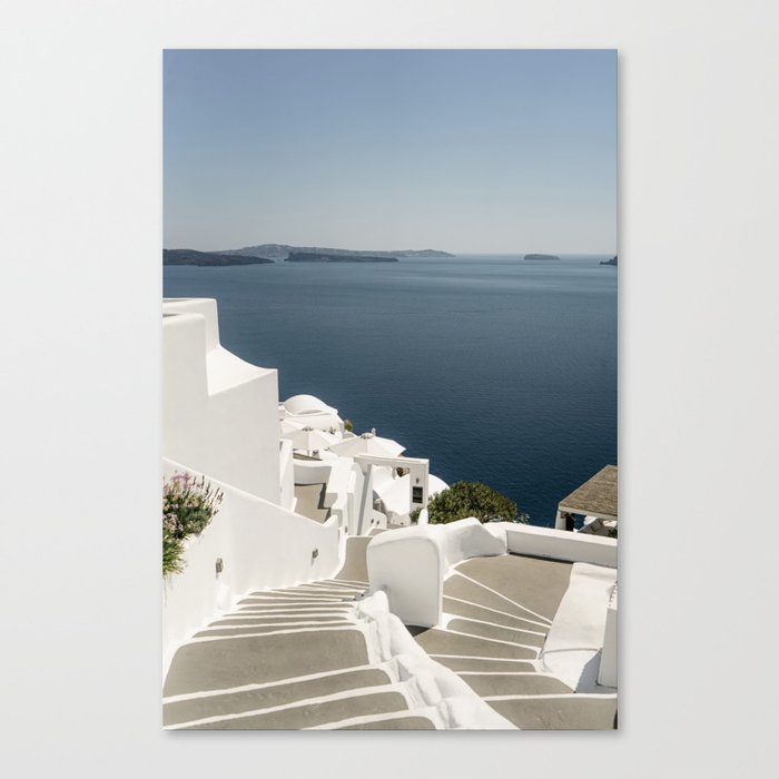 Santorini Summer Canvas Print