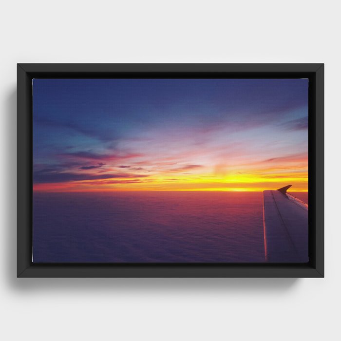 Sunset Framed Canvas