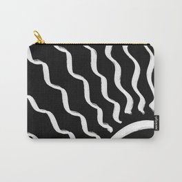 Sun Abstract Black and White Decor Carry-All Pouch