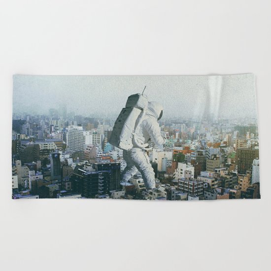 Stepping On Beach Towel