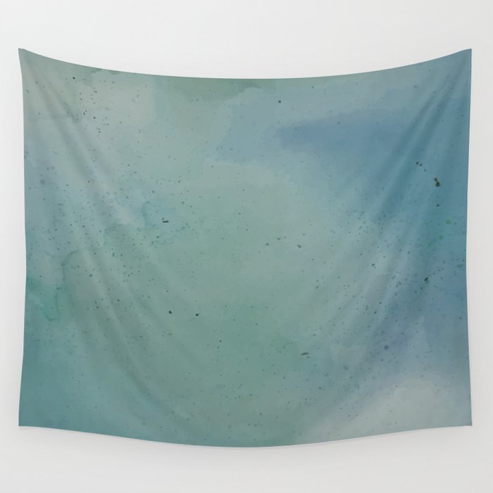 Watercolour Lagoon Wall Tapestry