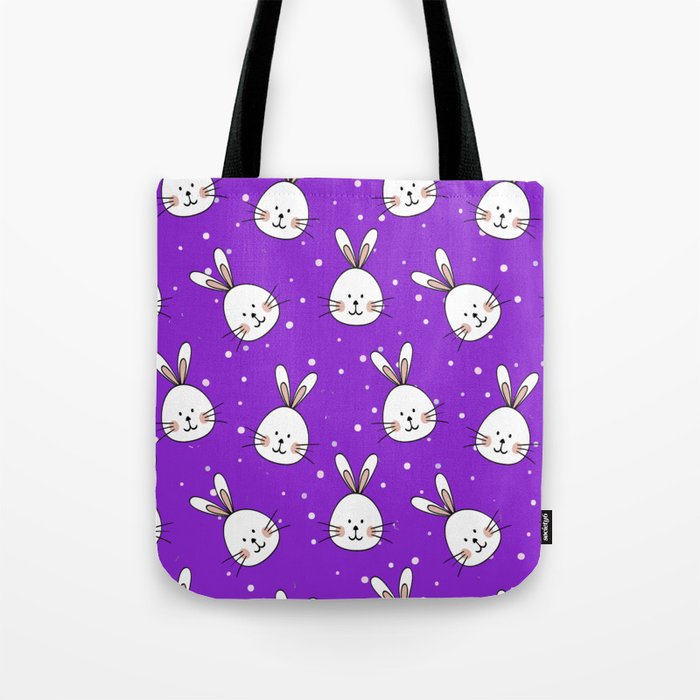 cute bunny pattern Tote Bag