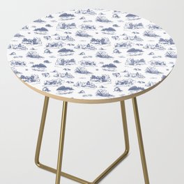 Modern Toile Side Table