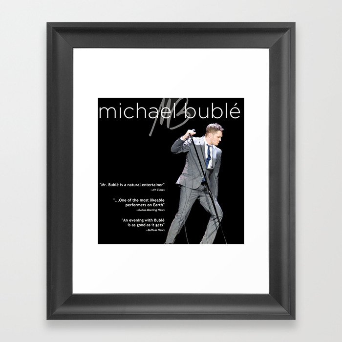 michael buble album tour 2022 melamarlahhh#7677 Framed Art Print